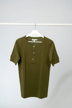 Merz b. Schwanen Henley T-shirt (Army) - Herre