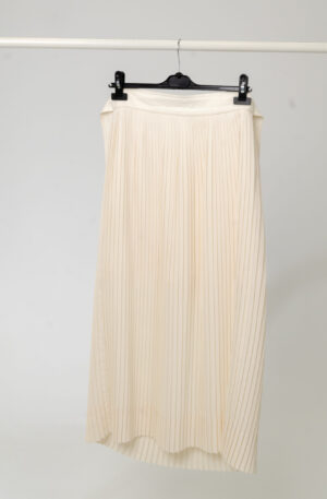 RECTO Waist Band Pleats Skirt (Ivory) - Dame