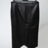 RECTO Faux Leather Signature Detail Low Rise Skirt - Dame