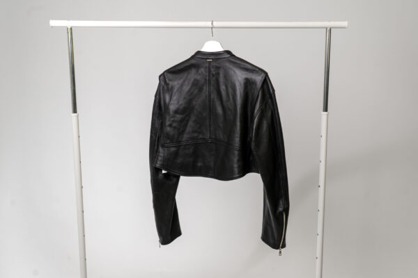 System Studios Double Zipped Biker Jacket - Dame